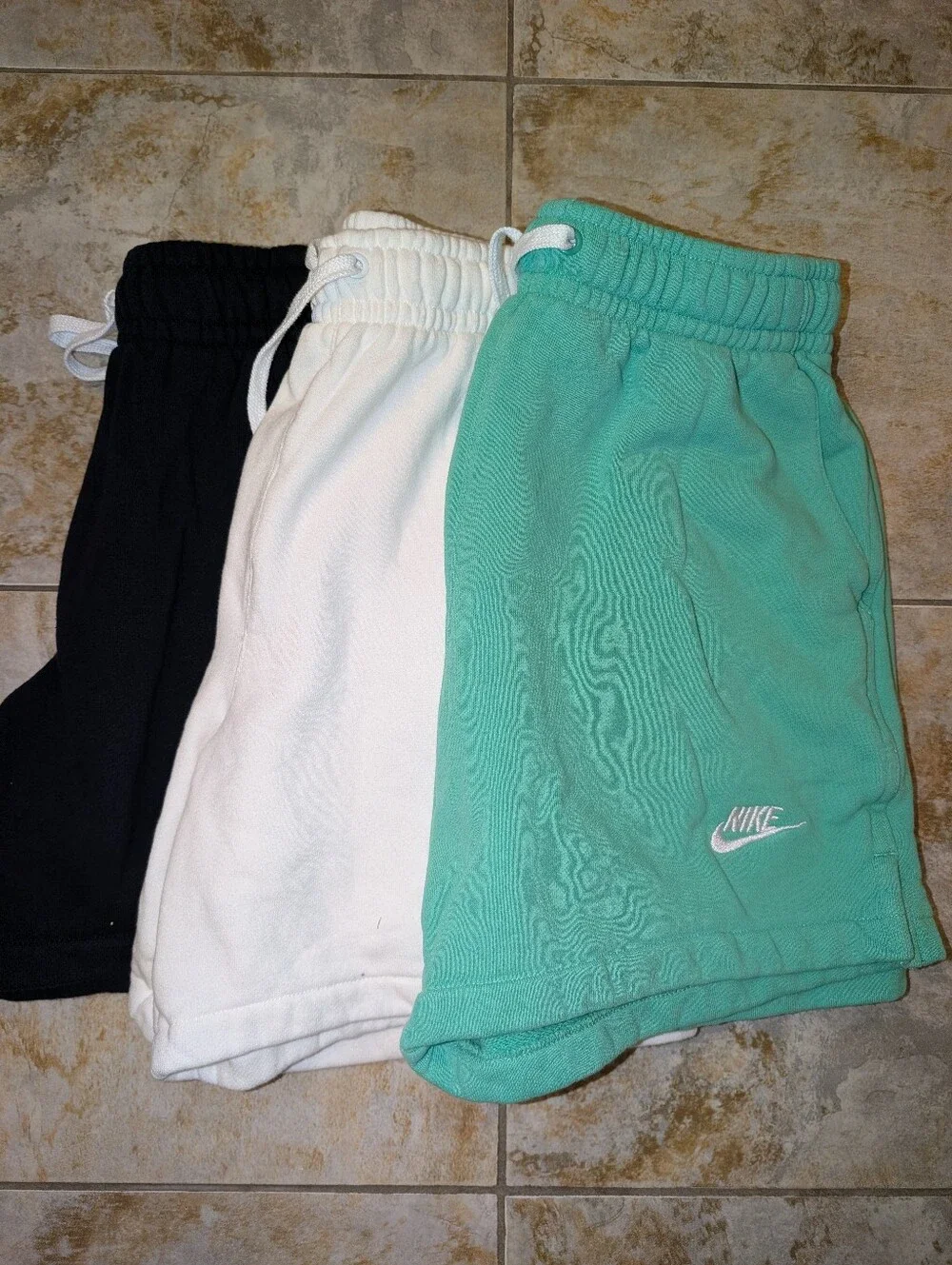 Nike Women's Sportswear Club Fleece Shorts in Black - Small